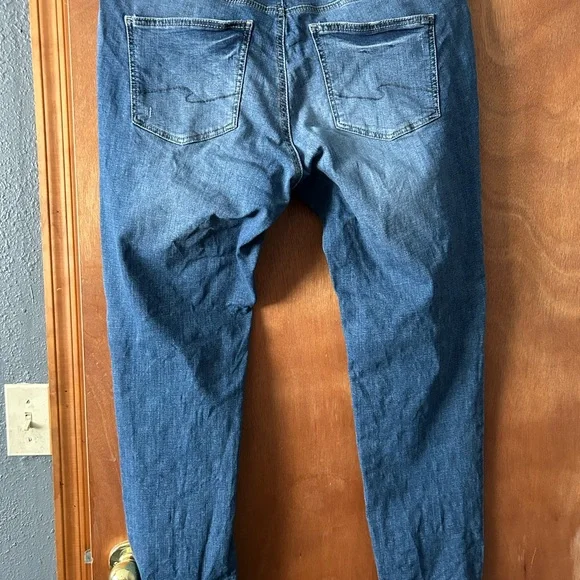 Silver Jeans Classic Boyfriend Blue Denim - Picture 2 of 5